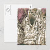 Viktorianische Briden Postkarte (Vorne/Hinten)