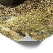 VIKTORIANISCHE BRIEFMARKE MILL FÜR GOLDBEREICH POSTER (Ecke)