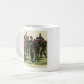 Viktorianische britische Uniformen Kaffeetasse (Vorderseite Links)