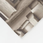 viktorianische Bücher Fleecedecke (Ecke)