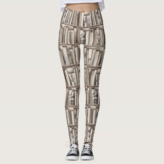 viktorianische Bücher Leggings (Vorderseite)
