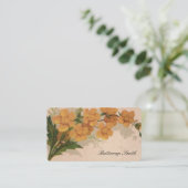 Viktorianische Calling Cards - Buttercups Visitenkarte (Stehend Vorderseite)