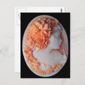 Viktorianische Cameo-Postkarte Postkarte (Vorne/Hinten)