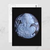 Viktorianische Cameo-Postkarte Postkarte (Vorne/Hinten)