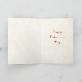 Viktorianische Cherub Valentine Card Feiertagskarte (Innenseite)