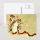 Viktorianische Cherubs Postkarte (Vorne/Hinten)