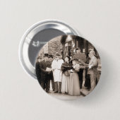 VIKTORIANISCHE CHRISTMAS CAROL SINGERS BUTTON (Vorne & Hinten)
