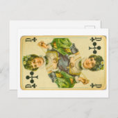 Viktorianische Clubkönigin Postkarte (Vorne/Hinten)