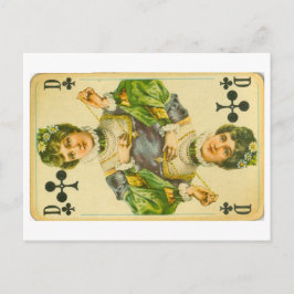 Viktorianische Clubkönigin Postkarte