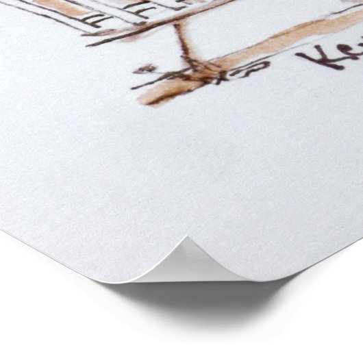 Viktorianische Conchhäuser | Key West, Florida Poster (Ecke)