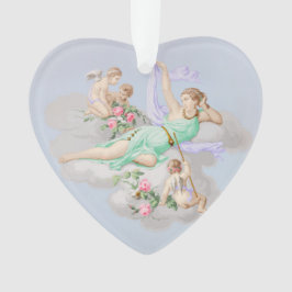 Viktorianische Coquette Pastel Angel Wolken Ornament