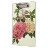 Viktorianische Creme und Rosen Klemmbrett (Links)