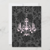 Viktorianische Damask Bridal Dusche Einladung (pin (Rückseite)