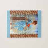 viktorianische Dame am Strand aus den 1890er Jahre Puzzle (Horizontal)