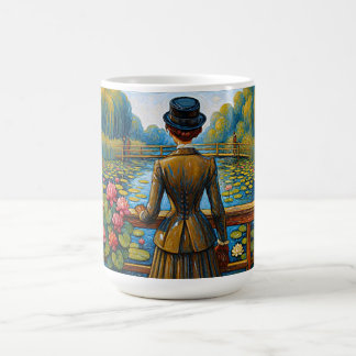 Viktorianische Dame am Wasser Kaffeetasse
