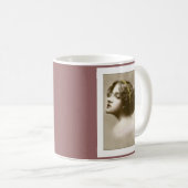 viktorianische Dame-Cameo-Pose Kaffeetasse (VorderseiteRechts)