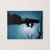 Viktorianische Dame, die Geige spielt Puzzle (Horizontal)