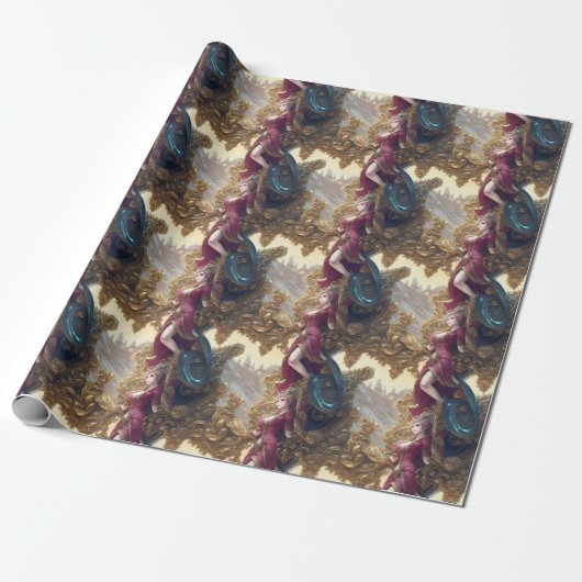 Viktorianische Dame Geschenkpapier (Ungerollt)