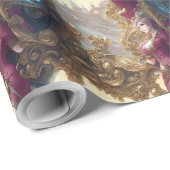 Viktorianische Dame Geschenkpapier (Rolleneckpunkt)