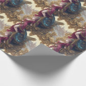 Viktorianische Dame Geschenkpapier (Ecke)