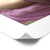 viktorianische Dame, süße Rose, lange Haare Poster (Ecke)