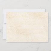 Viktorianische Damen-Einladung Einladung (Rückseite)