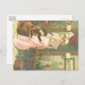 Viktorianische Damen Postkarte (Vorne/Hinten)