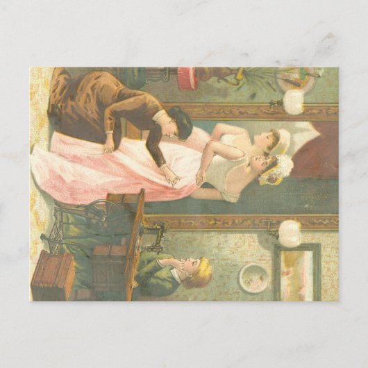 Viktorianische Damen Postkarte (Vorderseite)