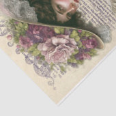 Viktorianische Damen Seidenpapier (Ausschnitt)