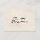 Viktorianische Damen Visitenkarte (Rückseite)