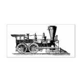 Viktorianische Dampflokomotive Motor Gummistempel (Prägung)