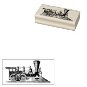 Viktorianische Dampflokomotive Motor Gummistempel (Stempel)