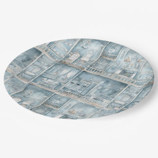 Viktorianische Dollshouse Blass Pappteller