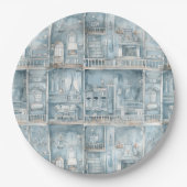 Viktorianische Dollshouse Blass Pappteller (Vorderseite)