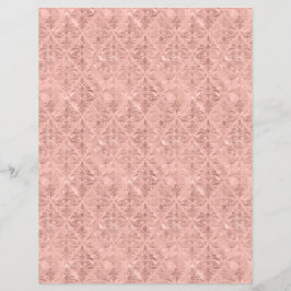 Viktorianische Dusty Pink Damask Scrapbook Paper