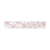 Viktorianische Dusty Pink French Garden Blume Hoch Einladungsbanderole (Flach)