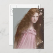 Viktorianische Edwardian Sepia Hand Tinte Postkart Postkarte (Vorne/Hinten)