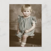 viktorianische Edwardian Sepia Hand Tinted Postcar Postkarte (Vorderseite)