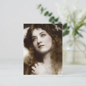 viktorianische Edwardian Sepia Hand Tinted Postcar Postkarte (Stehend Vorderseite)