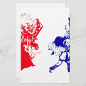 viktorianische Ehe Briefpapier (Vorne/Hinten)