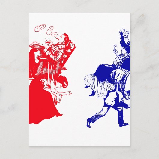 viktorianische Ehe Postkarte (Vorderseite)