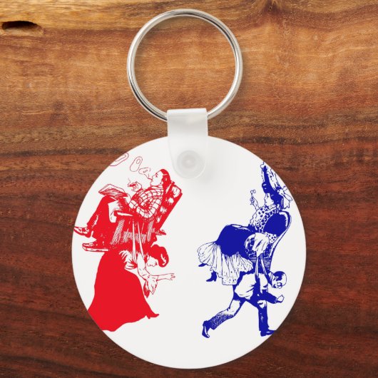 viktorianische Ehe Schlüsselanhänger (Vorderseite)