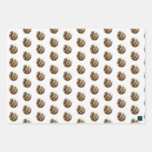 Viktorianische Eichhörnchen Wrapping Paper 3 Sheet Geschenkpapier Set (Vorderseite 3)