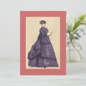 Viktorianische Einladung (Stehend Vorderseite)