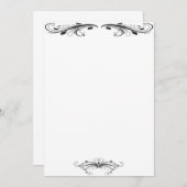 Viktorianische Einladung (Vorne/Hinten)