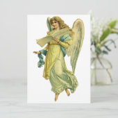 Viktorianische Einladung des Weihnachtsgeländes (Stehend Vorderseite)