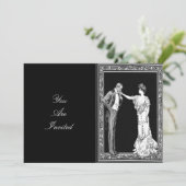 Viktorianische Einladungen von Lord and Lady Weddi (Stehend Vorderseite)