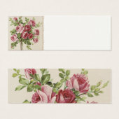 Viktorianische Einsetzkarten für den Hochzeitsplat (Vorne & Hinten)