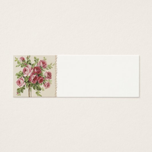 Viktorianische Einsetzkarten für den Hochzeitsplat (Vorderseite)