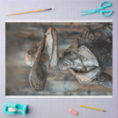 Viktorianische elegant gekleidete Alligatorentkund Seidenpapier (Basteln)